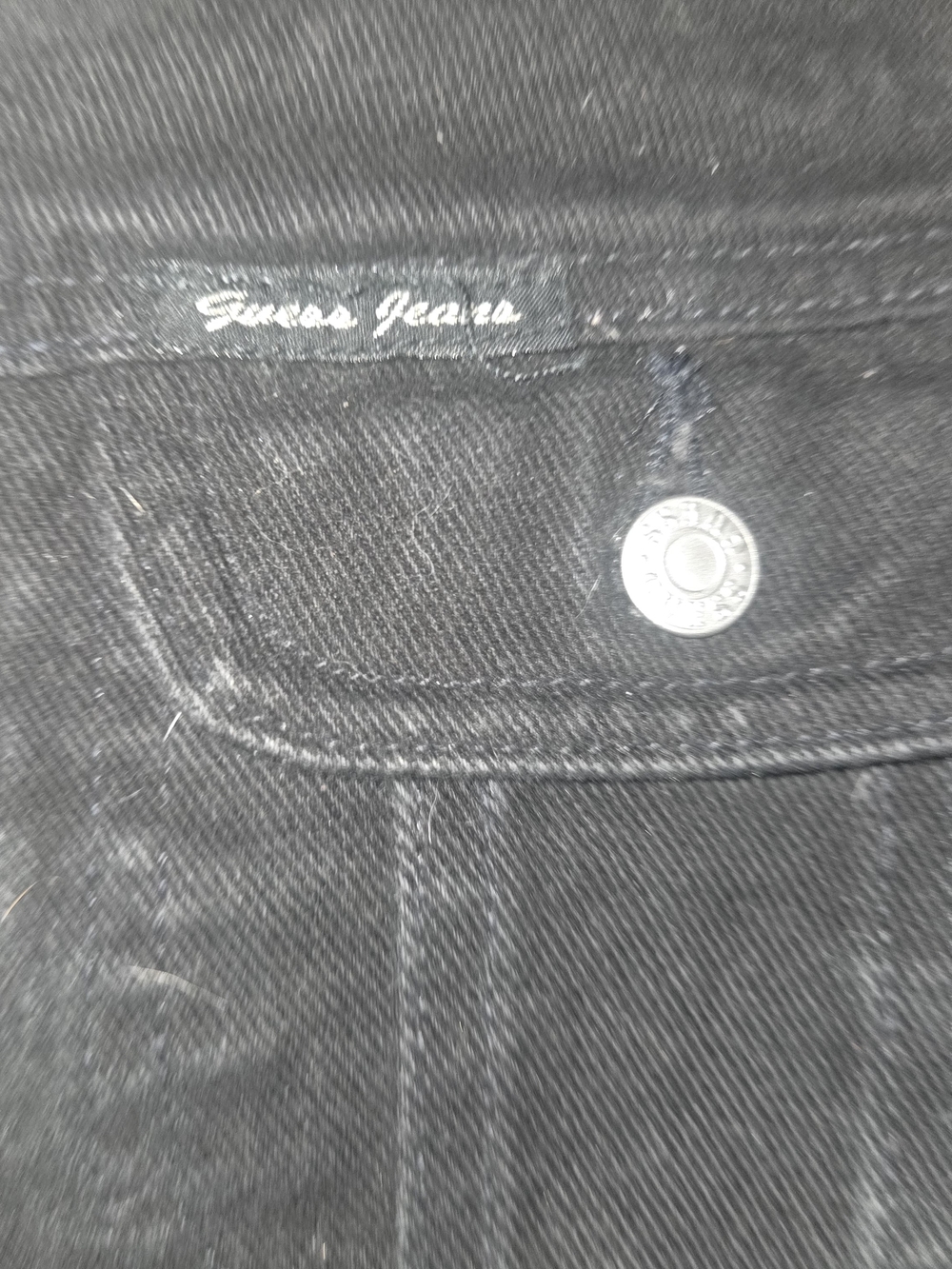 Guess Black Denim Vest - Picture 2 of 7